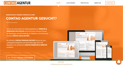 Desktop Screenshot of contao-agentur.com